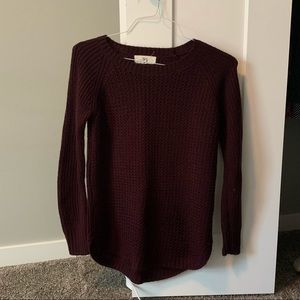 Pinque Plum Knit Sweater